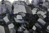 Purple Cube-Dodecahedron Fluorite Cluster - China #226168-3